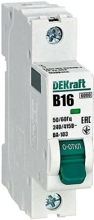 Выключатель автоматический DEKraft 12209DEK