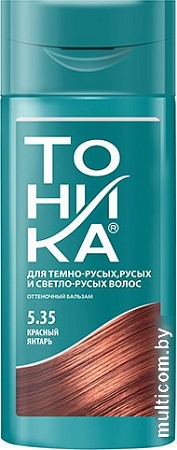 Оттеночный бальзам Тоника 5.35 Красный янтарь 150 мл