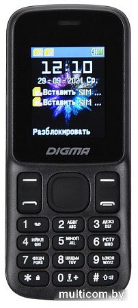 Кнопочный телефон Digma Linx A172 (черный)