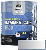 Эмаль Dufa Hammerlack на ржавчину гладкая RAL9006 (750 мл, серебристый)