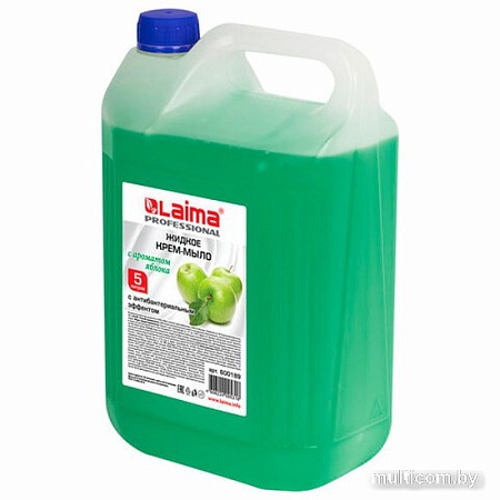 Laima Мыло жидкое Professional Яблоко 600189 5 л