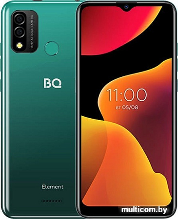 Смартфон BQ-Mobile BQ-6645L Element (зеленый)