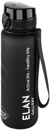 Бутылка для воды Elan Gallery Style Matte 1л 280148 (черный)