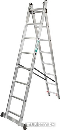 Лестница-стремянка ForceKraft BL-E208 (2x8 ступеней)