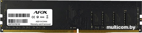 Оперативная память AFOX 16GB DDR4 PC4-19200 AFLD416ES1P