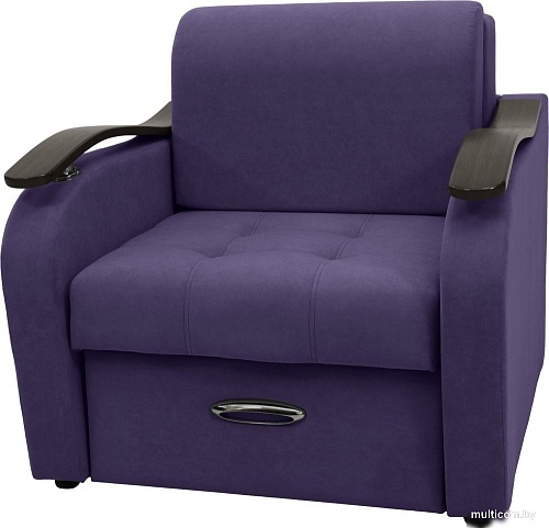 Кресло Сириус Лидер-2 ППУ 95x110 (Eva 31 велюр фиолетовый)