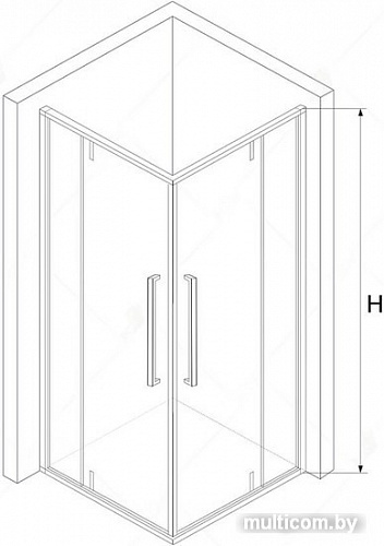 Душевой уголок RGW SV-33B 80x80