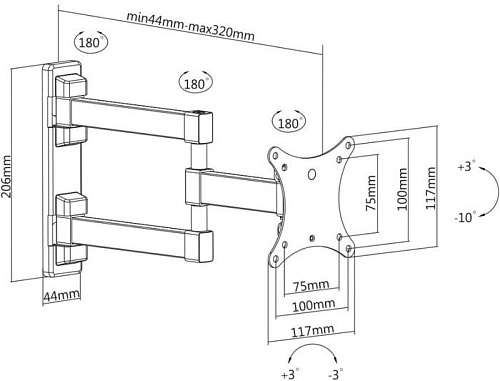Кронштейн SBOX LCD-903