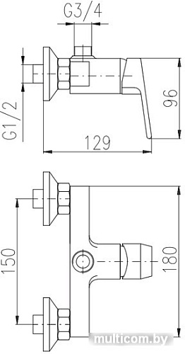 Смеситель Slezak RAV Колорадо CO182.5