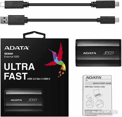Внешний накопитель A-Data SE800 1TB ASE800-1TU32G2-CBK (черный)