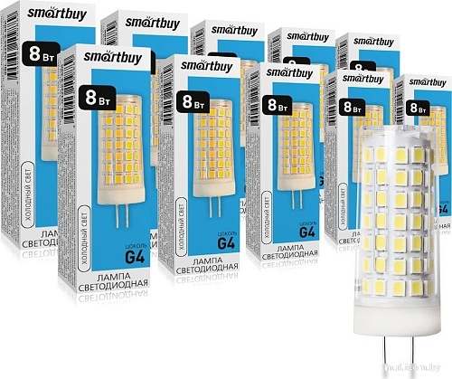 Светодиодная лампочка SmartBuy G4 8Вт 6000К SBL-G4220-8-60K