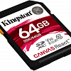 Карта памяти Kingston Canvas React SDR/64GB SDXC 64GB