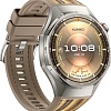 Умные часы Huawei Watch GT 6 Pro 46 мм (серебристый, с коричневым плетеным ремешком, международная версия)