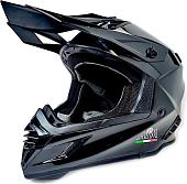 Мотошлем AIM RH855 Fiber Glass RH855-001-M (M, черный глянец)