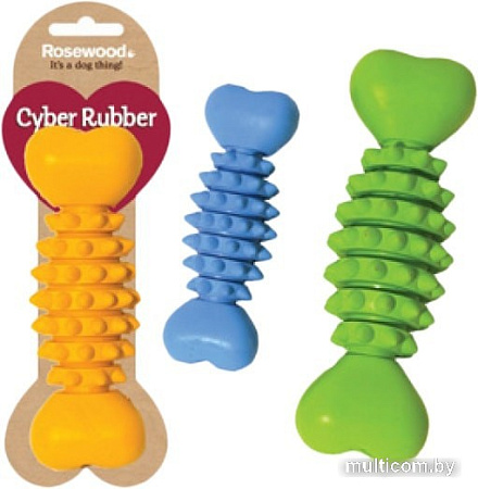 Игрушка для собак Rosewood Cyber Rubber Bone 20069 (цвет в ассортименте)