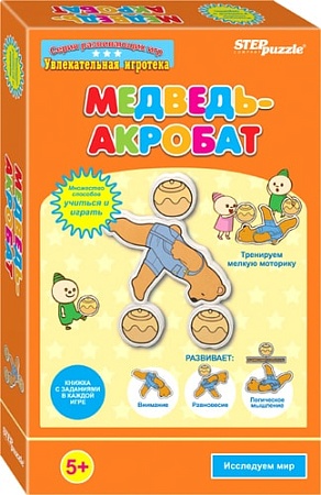 Балансир Step Puzzle Медведь-акробат 76523