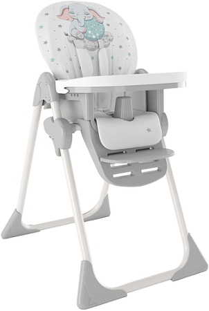 Высокий стульчик Globex Космик New 1407/80 (серый)