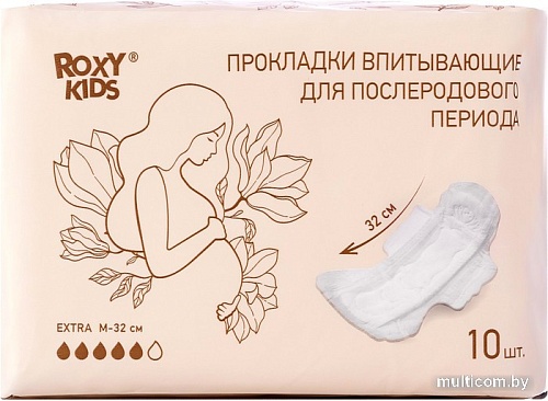 Прокладки гигиенические Roxy Kids Extra 32 см (10 шт)