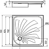 Душевая кабина Alex Baitler AB9017H-2 90x90