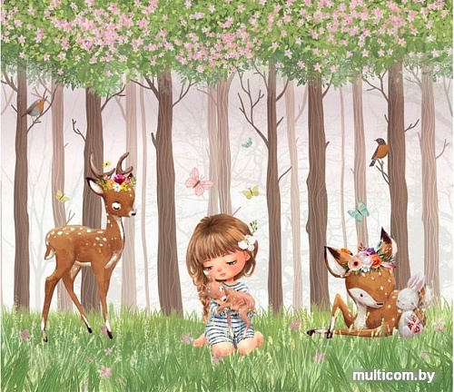 Фотообои Citydecor Magic Forest 2 с защитным покрытием 300x260