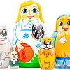 Развивающая игра Брестская Матрешка Волшебник страны Оз (набор 5 шт)