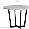 Кухонный стол LoftyHome Годмар Раунд 1627047 (мрамор блэк)