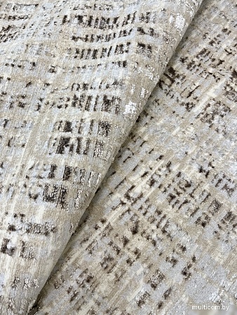 Ковер для жилой комнаты Bossan Rome E026A-VIZON-BEJ (1.4x2)