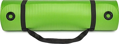 Набор для йоги Sundays Fitness Фитбол IR97402-65 + Коврик 1см IR97506 (серебристый, зеленый)