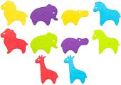 Комплект ковриков для купания Roxy Kids Safari RBM-010-CV (10 шт)