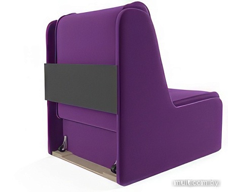 Кресло-кровать Мебель-АРС Аккорд №2 (микровельвет, фиолетовый)
