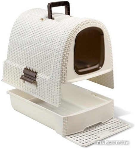 Туалет-домик Curver Cat Litter Box (белый)