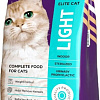 Сухой корм для кошек Elite Cat Light (для стерилизованных, профилактика МКБ) 12 кг