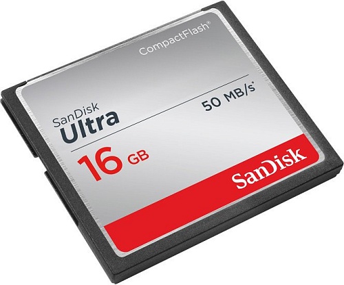 Карта памяти SanDisk Ultra CompactFlash 16GB (SDCFHS-016G-G46)