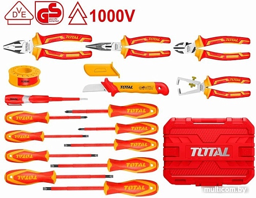 Набор отверток Total THKITH1601 (16 предметов)