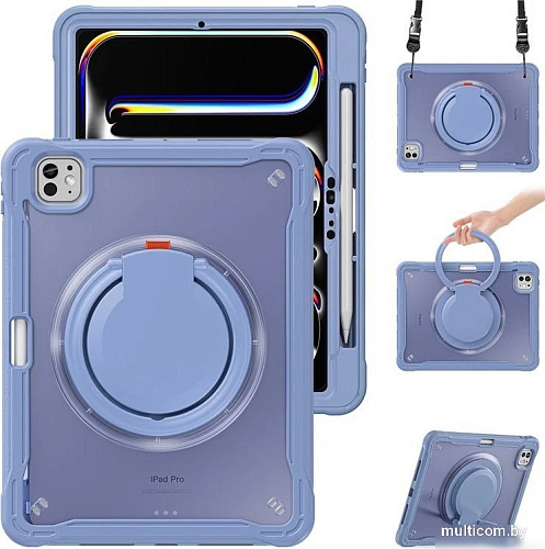 Чехол для планшета G-Case iPad Air 11 2024/Air 2022/2020 6602007285G (лавандово-серый)