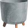 Вазон Prosperplast Gracia Tubus Beton Effect DGTL300LE-422U (серый бетон)