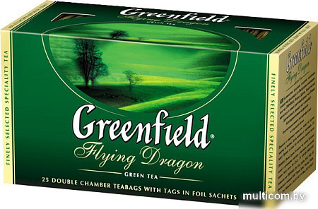 Зеленый чай Greenfield Flying Dragon 25 шт