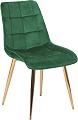 Стул Signal Chic Velvet Bluvel 78 (зеленый/золотой)
