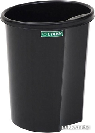 Корзина для бумаг Стамм КР11 (черный)