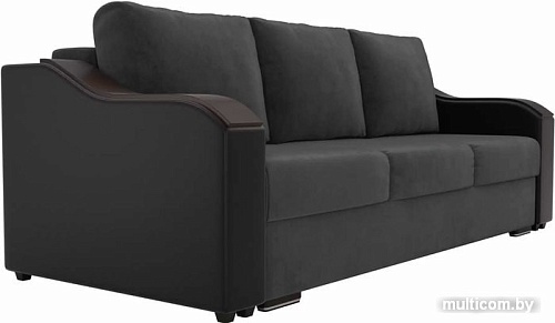 Диван Лига диванов Монако 102029 (серый/черный)