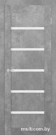 Юркас Stark ST8 ДО 60x200 (бетон светлый/мателюкс матовое)