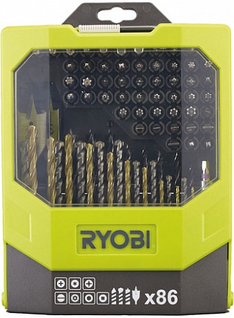 Набор бит Ryobi RAK86MiXC (86 предметов)