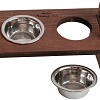 Миски на подставке Чешир Царь 200 мл (коричневый)