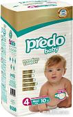 Подгузники Predo Baby №4 7-18 кг (10 шт)