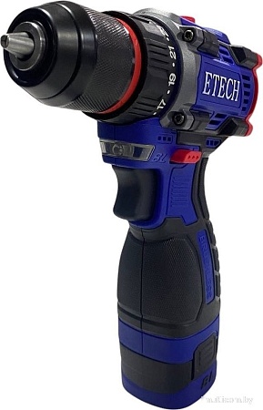 Дрель-шуруповерт ETECH TEH-16BL (с 2-мя АКБ, кейс)