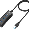 USB-хаб Orico W5PH4-U3-BK