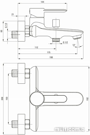 Смеситель Deante Kalia BGK 010M