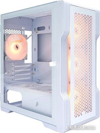 Корпус 1stPlayer Trilobite T3 ARGB T3-WH-4F2-W(AP)