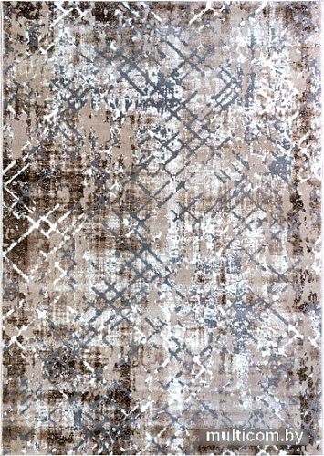 Прикроватный коврик Bossan Nizza 2609C-KGRI-KREM (0.8x1.5)