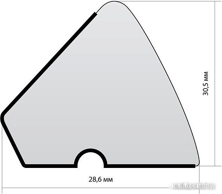 Профиль резиновый Weekend Speed Ball U-118 70.026.57.2